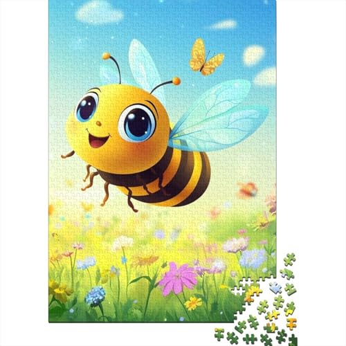 Puzzles Für Erwachsene 500 Teile Cute Bee Puzzle 500 Teile Anspruchsvolles Spiel 500pcs (52x38cm) von CPXSEMAZA