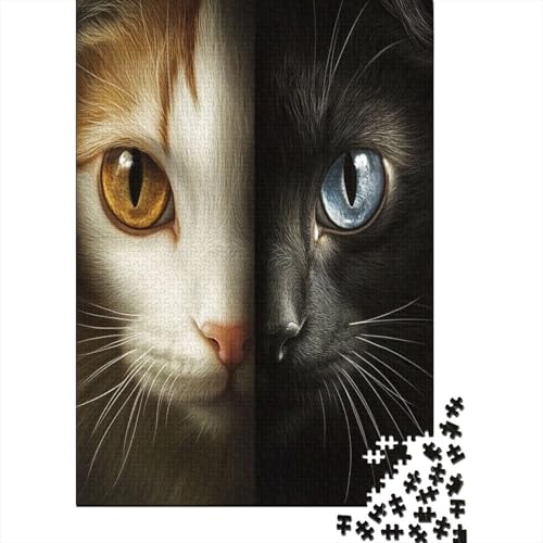 Puzzles Für Erwachsene 500 Teile Cute Cat Puzzle 500 Teile Anspruchsvolles Spiel 500pcs (52x38cm) von CPXSEMAZA