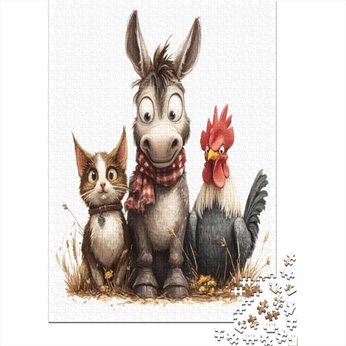 Puzzles Für Erwachsene 500 Teile Cute Little Animals Puzzle 500 Teile Anspruchsvolles Spiel 500pcs (52x38cm) von CPXSEMAZA