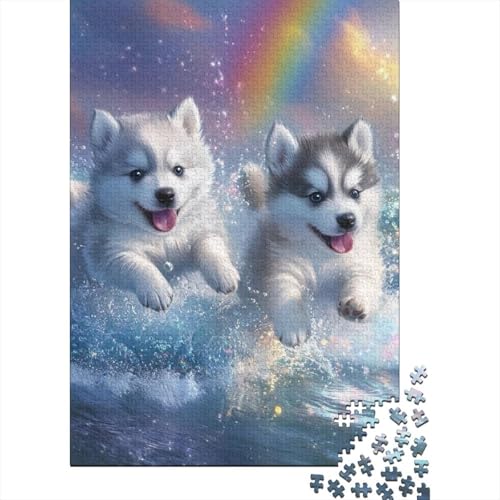 Puzzles Für Erwachsene 500 Teile Cute Puppy Puzzle 500 Teile Anspruchsvolles Spiel 500pcs (52x38cm) von CPXSEMAZA