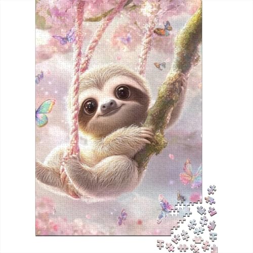 Puzzles Für Erwachsene 500 Teile Cute Sloth 500-teilige Puzzles, Herausfordernde Puzzles Für Erwachsene 500pcs (52x38cm) von CPXSEMAZA