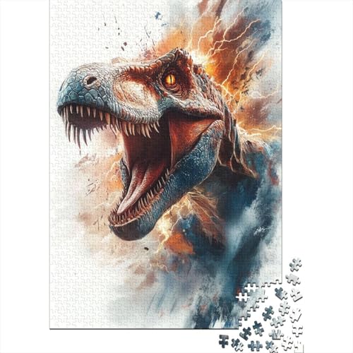 Puzzles Für Erwachsene 500 Teile Dinosaur Puzzle 500 Teile Anspruchsvolles Spiel 500pcs (52x38cm) von CPXSEMAZA