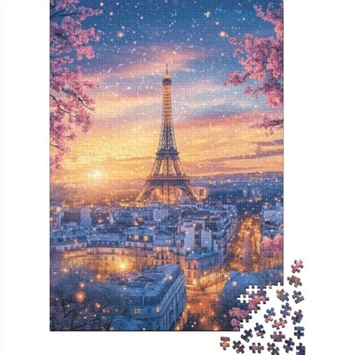 Puzzles Für Erwachsene 500 Teile Eiffel Tower 500-teiliges Puzzle, Herausfordernde Puzzles Für Erwachsene 500pcs (52x38cm) von CPXSEMAZA