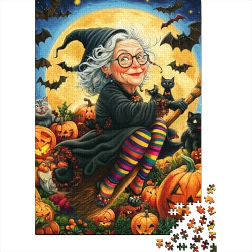 Puzzles Für Erwachsene 500 Teile Happy Halloween Puzzle 500 Teile Anspruchsvolles Spiel 500pcs (52x38cm) von CPXSEMAZA