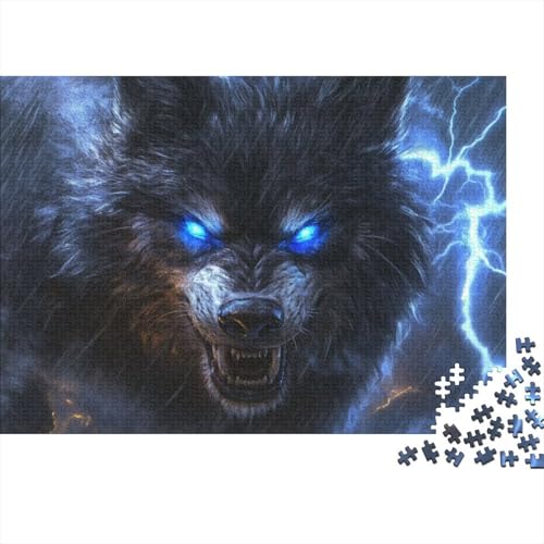 Puzzles Für Erwachsene 500 Teile Holzpuzzle Wolf Puzzle-Kunstwerk, Puzzle-Wanddekoration, Einzigartige Geburtstags 500pcs (52x38cm) von CPXSEMAZA