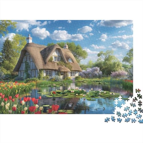 Puzzles Für Erwachsene 500 Teile Lake House Puzzle Als Geschenk Für Erwachsene 500pcs (52x38cm) von CPXSEMAZA