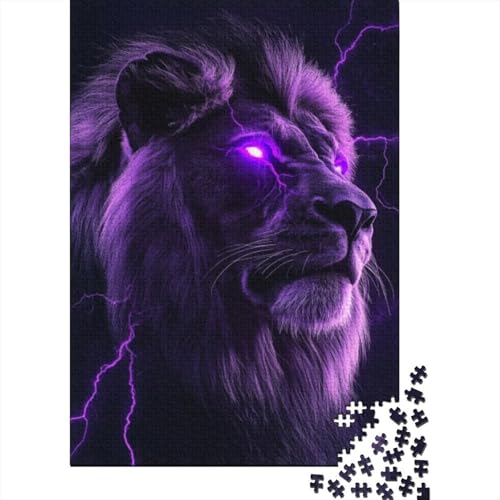 Puzzles Für Erwachsene 500 Teile Lion Puzzle 500 Teile Anspruchsvolles Spiel 500pcs (52x38cm) von CPXSEMAZA