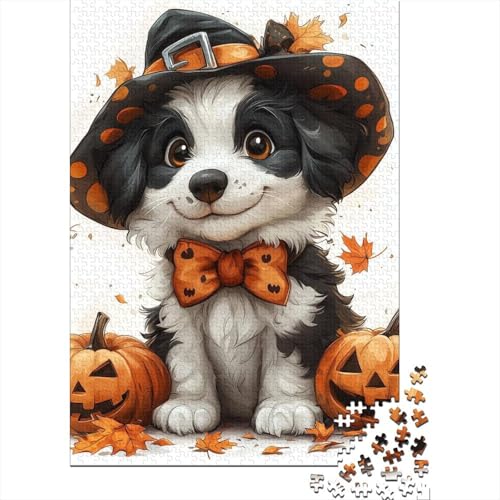 Puzzles Für Erwachsene 500 Teile Pumpkin Dog Puzzle 500 Teile Anspruchsvolles Spiel 500pcs (52x38cm) von CPXSEMAZA