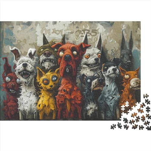 Puzzles Für Erwachsene 500 Teile Puzzle Für Erwachsene 500 Teile Puzzle 500 Teile - Cartoon Dog Puzzles Lernspiele 500pcs (52x38cm) von CPXSEMAZA