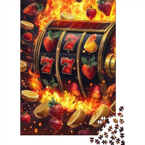 Puzzles Für Erwachsene 500 Teile Strawberry Game 500-teiliges Puzzle, Herausfordernde Puzzles Für Erwachsene 500pcs (52x38cm) von CPXSEMAZA