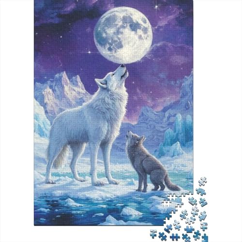 Puzzles Für Erwachsene 500 Teile Wolf Puzzle 500 Teile Anspruchsvolles Spiel 500pcs (52x38cm) von CPXSEMAZA