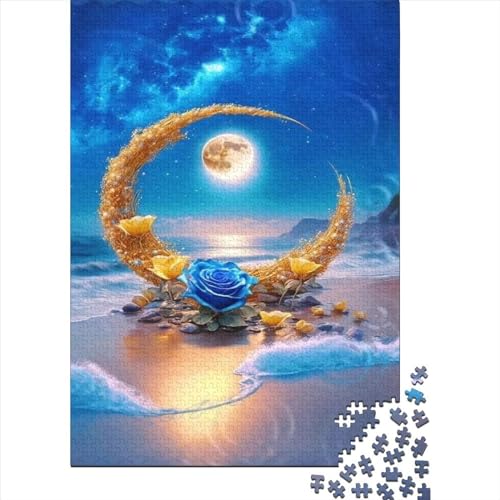 Rose Beach Puzzle, 1000 Teile Puzzle, Erwachsene Puzzle, Einzigartiges Puzzle, Familienpuzzle, Denkspiel 1000pcs (75x50cm) von CPXSEMAZA