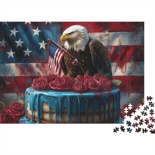 Rose Eagle Puzzle, 500 Teile Puzzle, Erwachsene Puzzle, Einzigartiges Puzzle, Familienpuzzle, Denkspiel 500pcs (52x38cm) von CPXSEMAZA