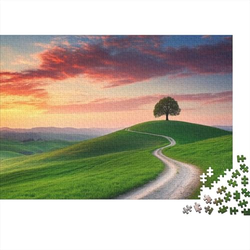 Rural Scenery 500 Teile Holzpuzzle Für Erwachsene Puzzle 500 Teile Heimdekorationspuzzle 500 Puzzles Für Erwachsene Spielzeug Und Spiele 500pcs (52x38cm) von CPXSEMAZA