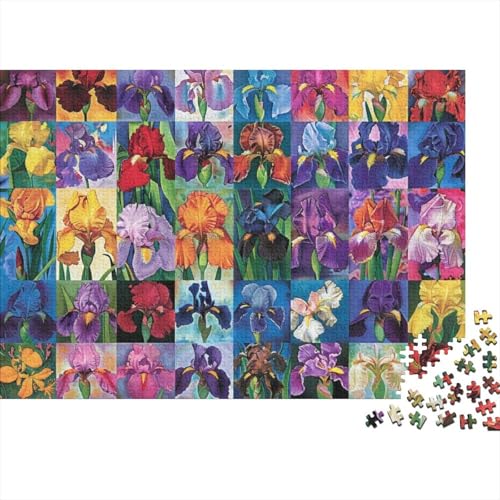 Schwieriges Puzzle Für Erwachsene Beautiful Flower Puzzle 500 Puzzlestücke Puzzle 500 Stück Geschenk Für Freunde 500pcs (52x38cm) von CPXSEMAZA