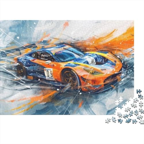 Schwieriges Puzzle Für Erwachsene Racing Puzzle 300 Puzzlestücke Puzzle 300 Stück Geschenk Für Freunde 300pcs (40x28cm) von CPXSEMAZA