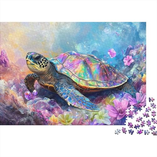 Sea ​​Turtle 1000-teiliges Puzzle Für Erwachsene Und Kinder Ab 12 Jahren – Tolles Geburtstagsgeschenk Für Erwachsene 1000pcs (75x50cm) von CPXSEMAZA