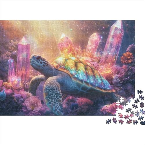 Sea ​​Turtle 300 Stück Puzzle - 300 Puzzles Für Erwachsene Spiel Spielzeug Geschenk 300pcs (40x28cm) von CPXSEMAZA