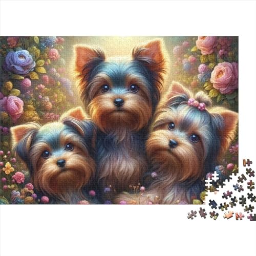 Shih Tzu 1000-teiliges Holzpuzzle Für Erwachsene, 1000-teiliges Puzzle, Einzigartige Heimdekoration Und Geschenke, 1000-teiliges Puzzle, Spielzeug Und Spiele 1000pcs (75x50cm) von CPXSEMAZA