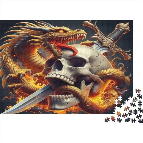 Skeleton Puzzle, 1000 Teile Puzzle, Erwachsene Puzzle, Einzigartiges Puzzle, Familienpuzzle, Denkspiel 1000pcs (75x50cm) von CPXSEMAZA