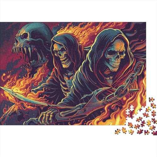 Skeleton Puzzles Für Erwachsene 300 Teile Puzzles Für Erwachsene Puzzles 300 Teile Für Erwachsene Anspruchsvolles Spiel 300pcs (40x28cm) von CPXSEMAZA