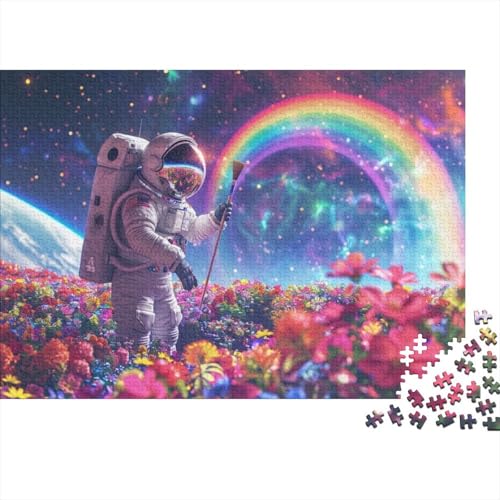 Space Artist Jigsaw Puzzle Für Sohn/Kinder Familie Zusammen 300 Schlafzimmer Dekoration Puzzles Erwachsene 300 Stück Holz Puzzle Spiel Kinder Geschenk 300pcs (40x28cm) von CPXSEMAZA