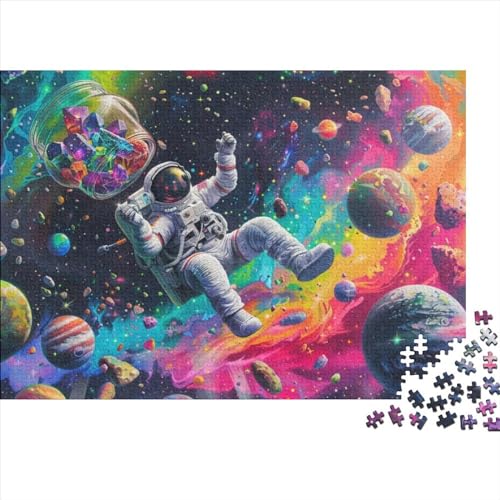 Space Explorer 1000-teilige Holzpuzzles Für Erwachsene. 1000-teilige Puzzles. Impossible Puzzle. 1000-teilige Puzzles Für Erwachsene Und Kinder Ab 12 Jahren 1000pcs (75x50cm) von CPXSEMAZA