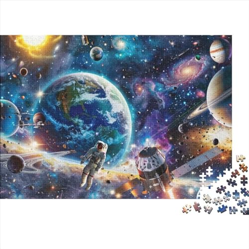 Space Explorer Puzzle, 1000 Teile Puzzle, Erwachsene Puzzle, Einzigartiges Puzzle, Familienpuzzle, Denkspiel 1000pcs (75x50cm) von CPXSEMAZA