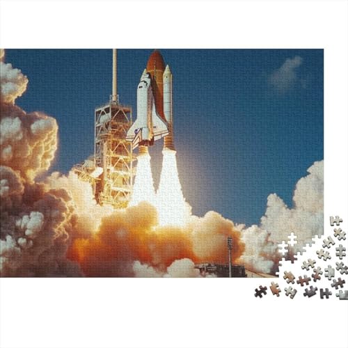 Space Shuttle Puzzles Für Erwachsene 500-teiliges Puzzle Für Erwachsene Anspruchsvolles Spiel 500pcs (52x38cm) von CPXSEMAZA