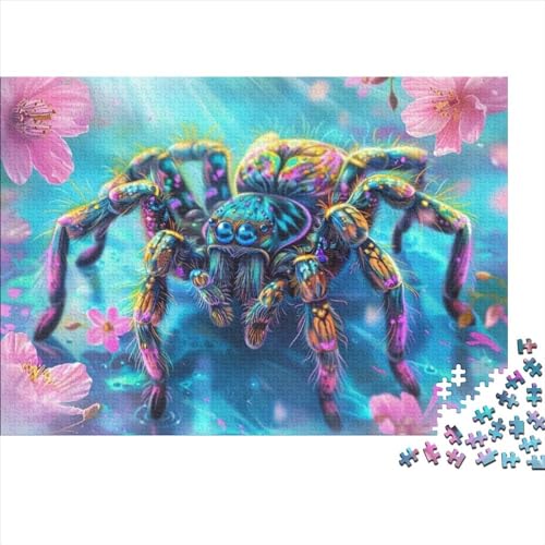 Spiders Holzpuzzle 500 Teile | Einzigartiges Puzzle | Puzzles Für Erwachsene 500pcs (52x38cm) von CPXSEMAZA