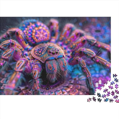 Spiders Puzzle, 300 Teile Puzzle, Erwachsene Puzzle, Einzigartiges Puzzle, Familienpuzzle, Denkspiel 300pcs (40x28cm) von CPXSEMAZA