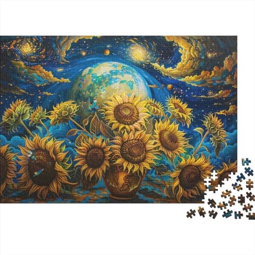 Sunflower Puzzles Für Erwachsene 300-teiliges Puzzle Für Erwachsene Anspruchsvolles Spiel 300pcs (40x28cm) von CPXSEMAZA