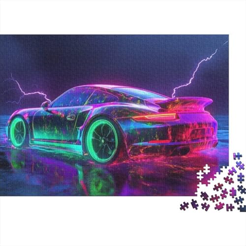 Supercar 300-teiliges Puzzle Für Erwachsene Und Kinder Ab 12 Jahren – Tolles Geburtstagsgeschenk Für Erwachsene 300pcs (40x28cm) von CPXSEMAZA