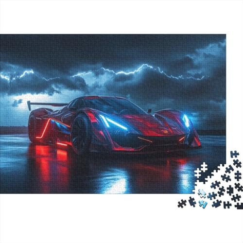 Supercar Holzpuzzle 300 Teile Erwachsenenpuzzle 300 Teile 300pcs (40x28cm) von CPXSEMAZA