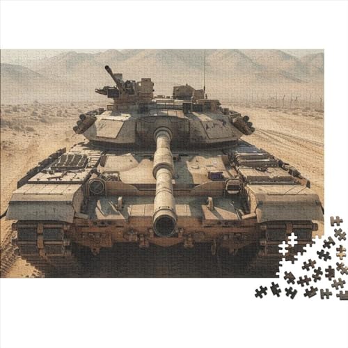 Tank Puzzle, 300 Teile Puzzle, Erwachsene Puzzle, Einzigartiges Puzzle, Familienpuzzle, Denkspiel 300pcs (40x28cm) von CPXSEMAZA