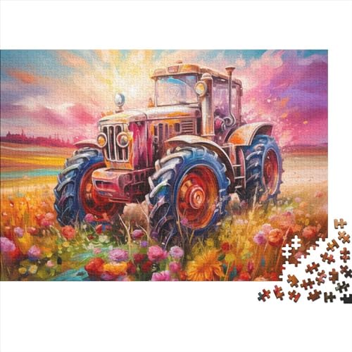 Tractor Erwachsene Puzzles Für Erwachsene, 500-teiliges Puzzle, 500 Teile Stressabbauende Puzzles, 500 Puzzles Für Erwachsene Für Erwachsene Und Kinder Ab 12 Jahren 500pcs (52x38cm) von CPXSEMAZA