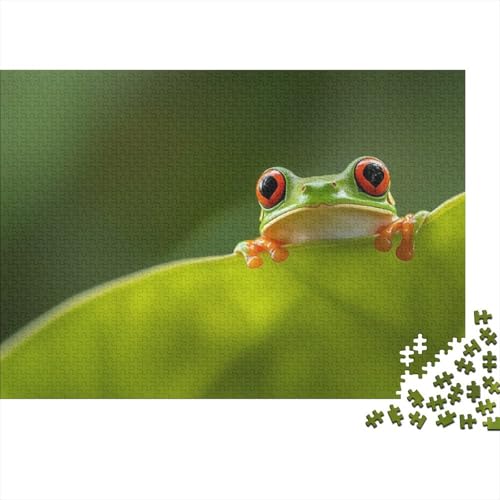 Tree Frog Puzzle, 1000 Teile Puzzle, Erwachsene Puzzle, Einzigartiges Puzzle, Familienpuzzle, Denkspiel 1000pcs (75x50cm) von CPXSEMAZA