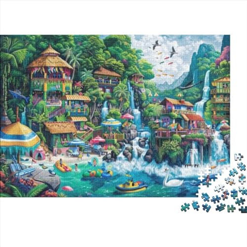 Tropical Holiday Puzzles Für Erwachsene 500 Puzzles Für Erwachsene 500 Teile Puzzles Für Erwachsene Puzzles 500 Teile Für Erwachsene 500pcs (52x38cm) von CPXSEMAZA