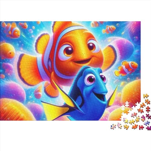 Tropical Ocean Fish Puzzles for Adults 500 Teile Erwachsenen-Puzzle Geschicklichkeitsspiel Für Die Ganze Familie Puzzle Farbenfrohes Erwachsenenpuzzle Ab 12 Jahren 500pcs (52x38cm) von CPXSEMAZA