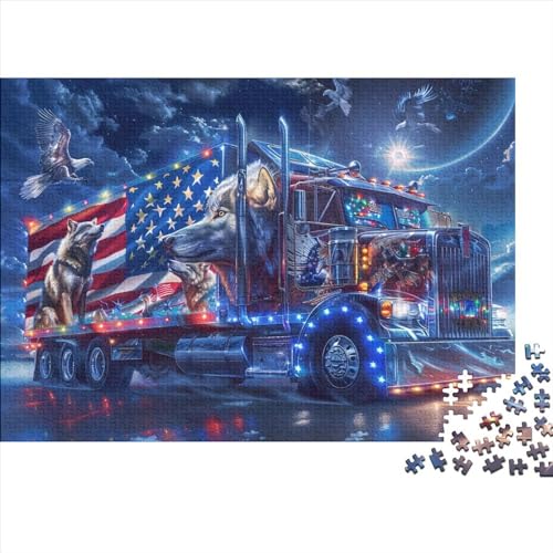 Truck | Puzzle Für Erwachsene | Puzzle Für Jugendliche | Schwieriges Puzzle | 300 Teile Puzzle 300pcs (40x28cm) von CPXSEMAZA