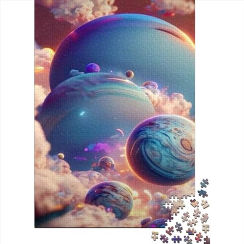 Universe Puzzle, 300 Teile Puzzle, Erwachsene Puzzle, Einzigartiges Puzzle, Familienpuzzle, Denkspiel 300pcs (40x28cm) von CPXSEMAZA