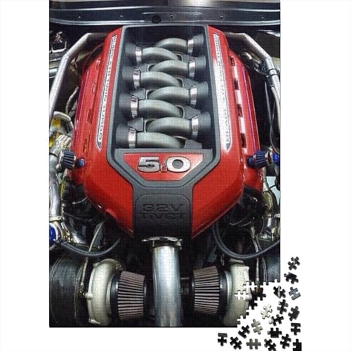 V8 Engine Puzzle 1000 Teile Für Erwachsene |V8 Engines Puzzle | 1000-teiliges Puzzle, Lernspiele, Heimdekorationspuzzle 1000pcs (75x50cm) von CPXSEMAZA