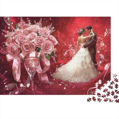 Valentine's Day Theme 1000-teiliges Puzzle Für Erwachsene Und Kinder Ab 12 Jahren 1000pcs (75x50cm) von CPXSEMAZA