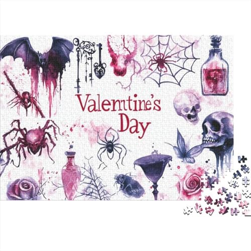 Valentine's Day Theme Puzzles De 1000 Pièces Pour Adultes Et Enfants À Partir De 12 Ans Valentine's Day Gifts Puzzle 1000pcs (75x50cm) von CPXSEMAZA