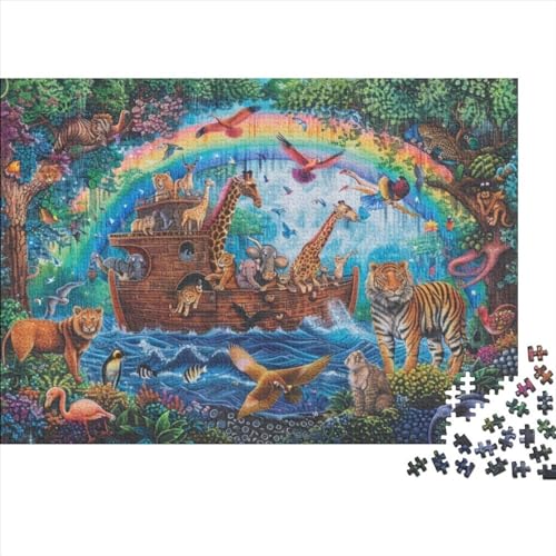 Wild Animals Puzzle, 300 Teile Puzzle, Erwachsene Puzzle, Einzigartiges Puzzle, Familienpuzzle, Denkspiel 300pcs (40x28cm) von CPXSEMAZA