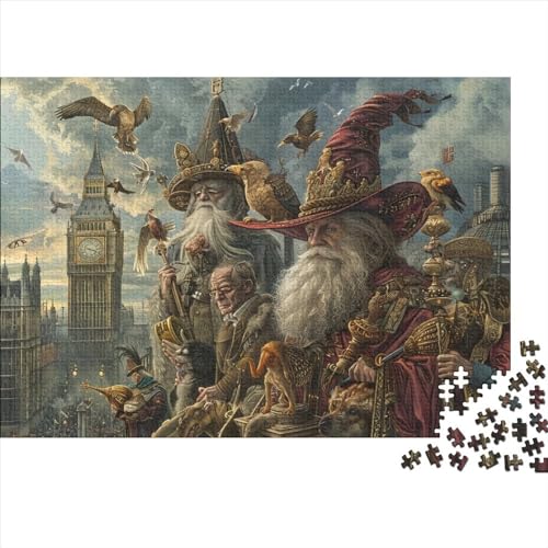 Wizards of London Puzzle, 300 Teile Puzzle, Erwachsene Puzzle, Einzigartiges Puzzle, Familienpuzzle, Denkspiel 300pcs (40x28cm) von CPXSEMAZA