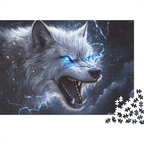 Wolf (5) Puzzle, 1000 Teile Puzzle, Erwachsene Puzzle, Einzigartiges Puzzle, Familienpuzzle, Denkspiel 1000pcs (75x50cm) von CPXSEMAZA