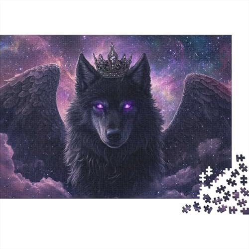 Wolf Puzzles Für Erwachsene 1000-teilige Puzzles Für Erwachsene. Anspruchsvolles Spiel 1000pcs (75x50cm) von CPXSEMAZA