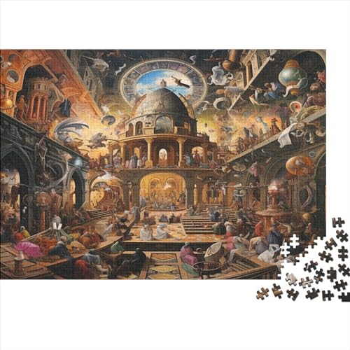 World History Culture Jigsaw Puzzle Für Sohn/Kinder Familie Zusammen 1000 Schlafzimmer Dekoration Puzzles Erwachsene 1000 Stück Holz Puzzle Spiel Kinder Geschenk 1000pcs (75x50cm) von CPXSEMAZA