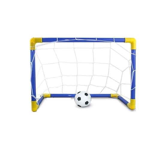 CQJJXKYC Fußballtor Mini Kinder Fußballtor Sportspielzeug Fußballpfostenrahmen Set Fußballtrainingsausrüstung fußball Training Hallenfußballtraining(Style A) von CQJJXKYC